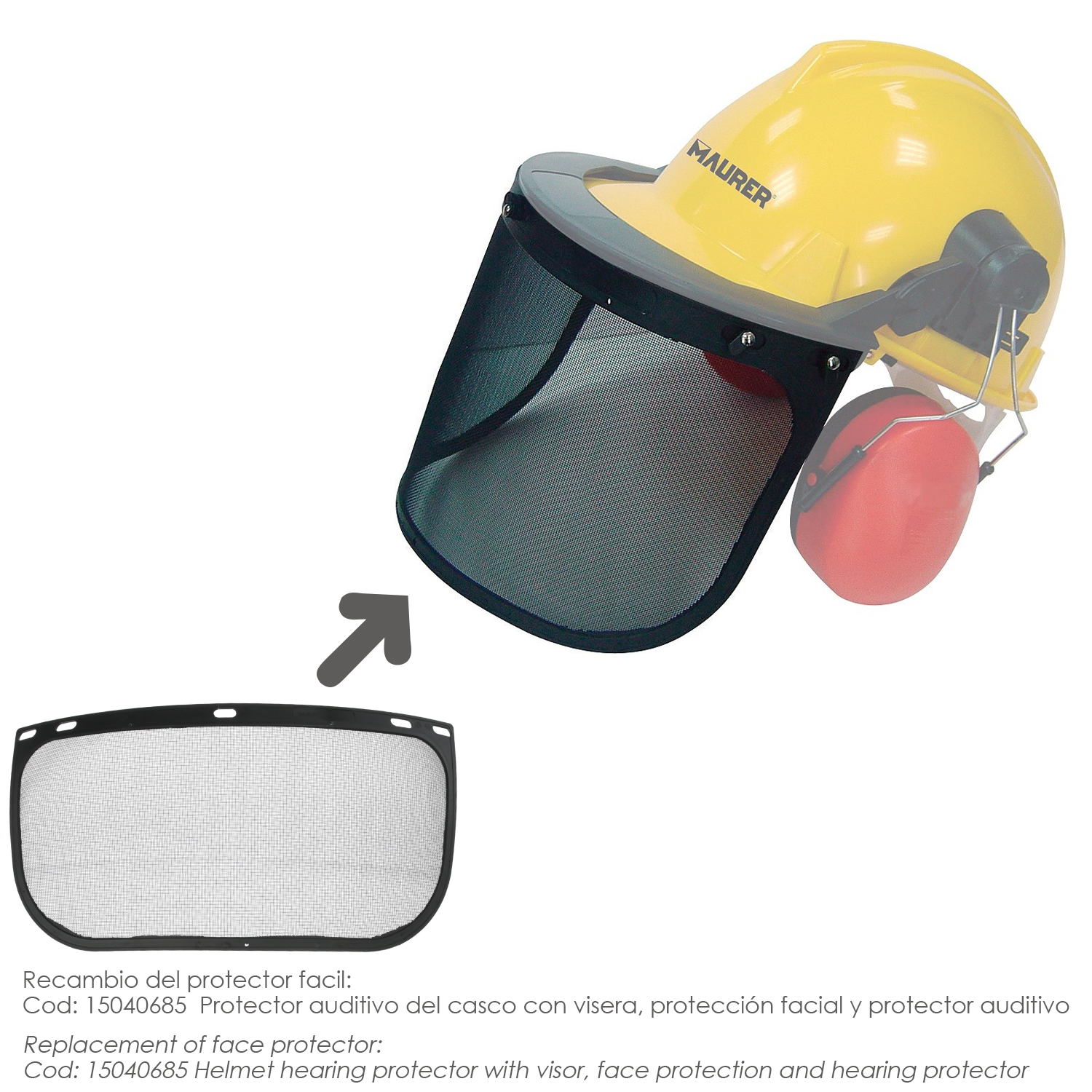 Recambio Protector Facial Para Casco Con Visera Protector Facial De