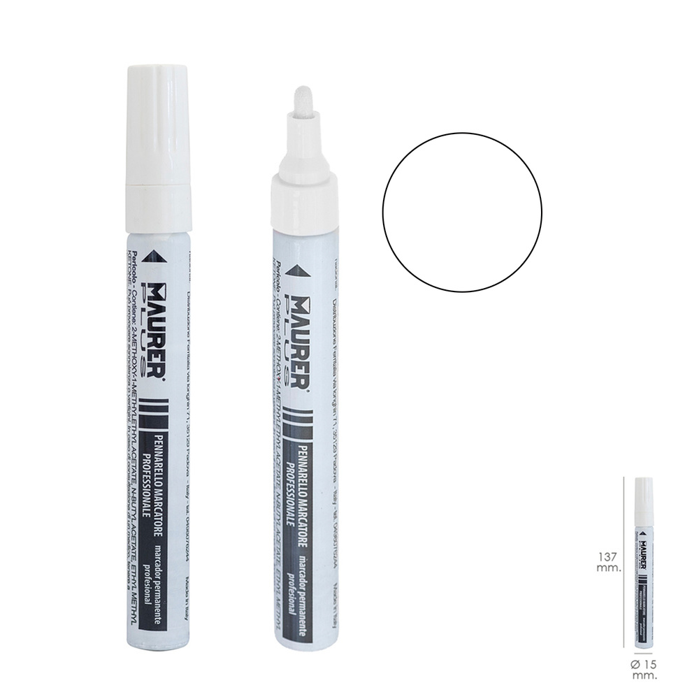 ▷🥇 distribuidor rotulador marcador obra profesional pintura permanente  blanco