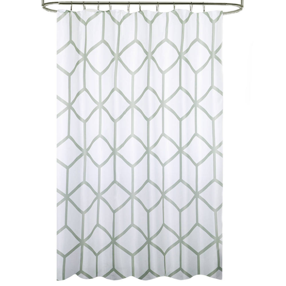 ▷🥇 distribuidor cortina ducha tela geometrico 180 x 200 cm impermeable