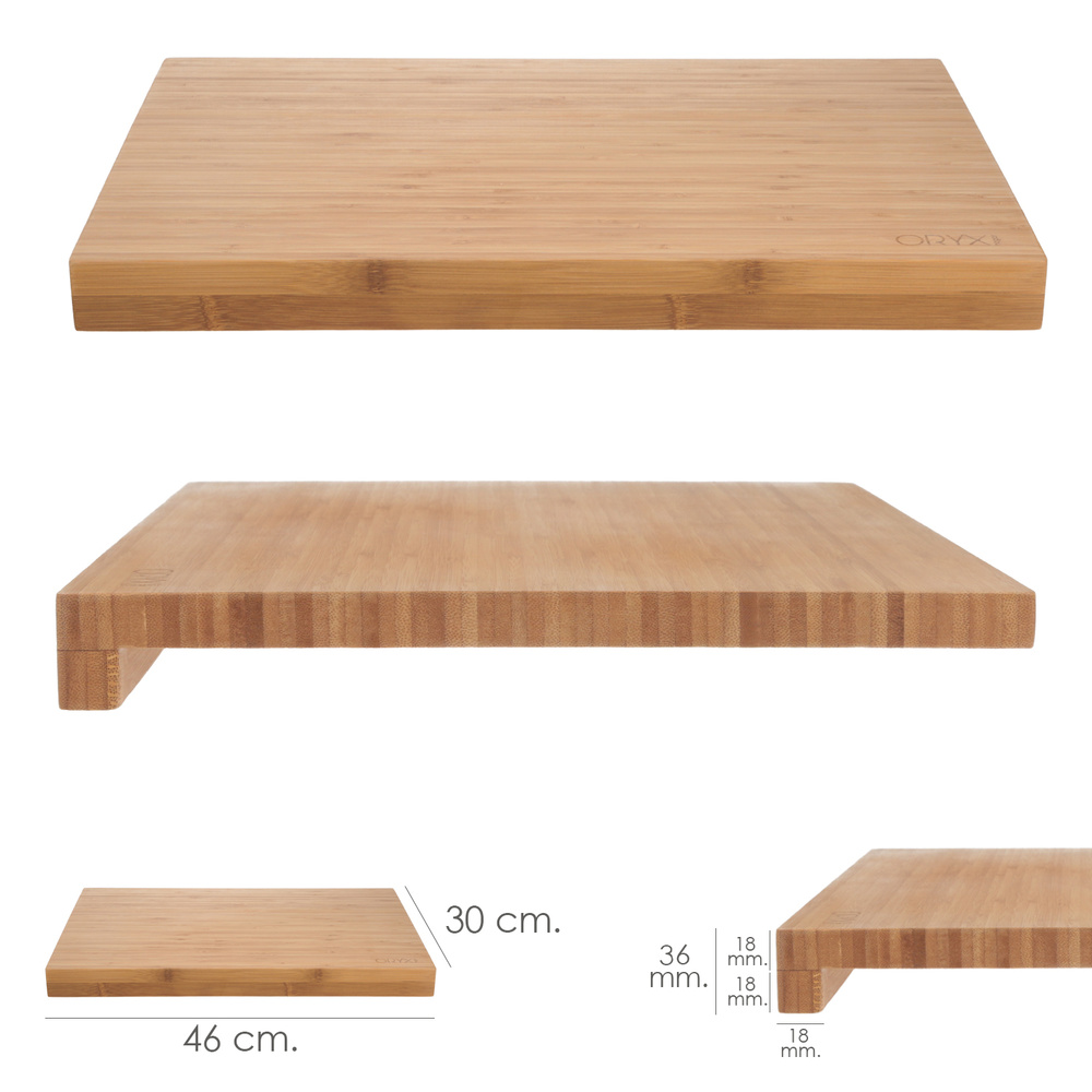 ▷🥇 distribuidor tabla cortar cocina de madera de bambu con borde