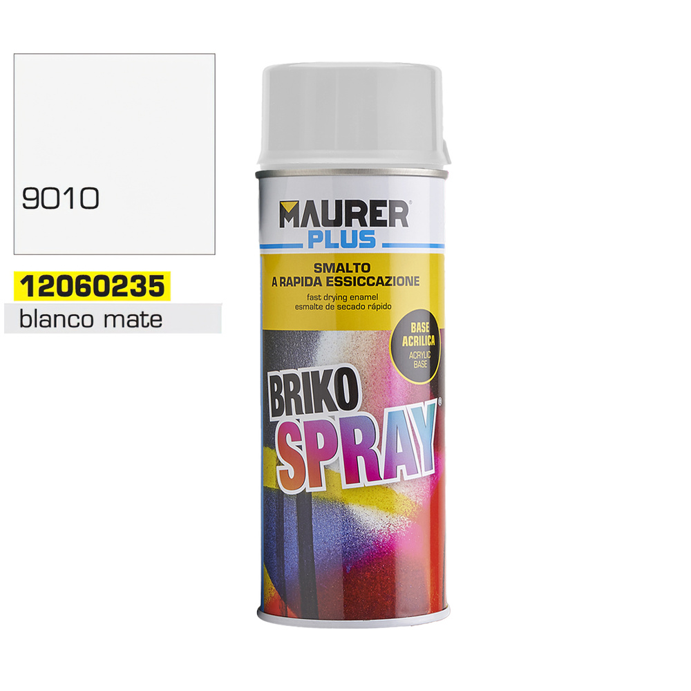 ▷🥇 distribuidor spray pintura blanco mate 400 ml