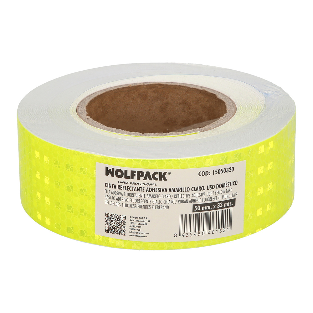 ▷🥇 distribuidor cinta adhesiva reflectante amarilla / negra 50