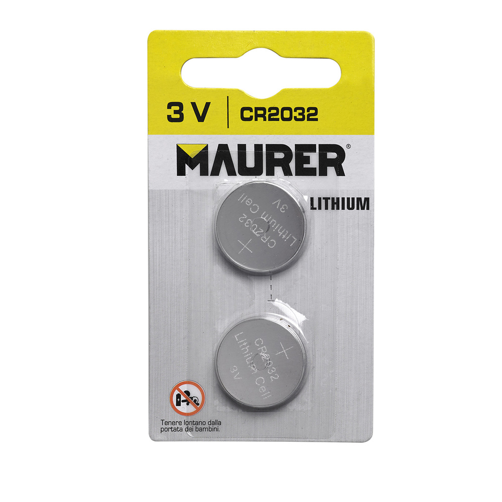▷🥇 distribuidor pila boton alcalina maurer cr2032 (2 piezas)