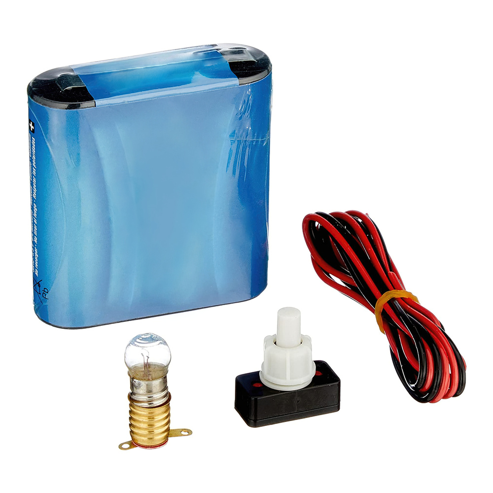 ▷🥇 distribuidor kit electrico escolar (pila, bombilla, portalamparas,  interruptor y cable)